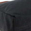 GUCCI GG Canvas Tote Bag Nylon Black Gold 282439 Auth BA10417-13