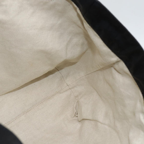 GUCCI GG Canvas Tote Bag Nylon Black Gold 282439 Auth BA10417