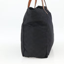 GUCCI GG Canvas Tote Bag Nylon Black Gold 282439 Auth BA10417-5