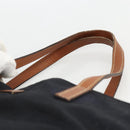 GUCCI GG Canvas Tote Bag Nylon Black Gold 282439 Auth BA10417-8