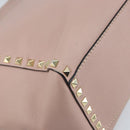 VALENTINO Tote Bag Leer 2way Roze Goud Auth BA10420-18