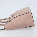 VALENTINO Tote Bag Leer 2way Roze Goud Auth BA10420-4