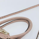 VALENTINO Tote Bag Leer 2way Roze Goud Auth BA10420-14