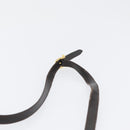 Salvatore Ferragamo Gancini Hand Bag Suede 2way Brown Gold Auth BA10426-15