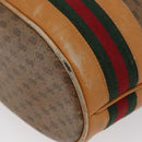 GUCCI Micro GG Supreme Web Sherry Line Bag PVC Beige 001 58 4793 Auth BA10427-16