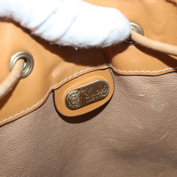 GUCCI Micro GG Supreme Web Sherry Line Bag PVC Beige 001 58 4793 Auth BA10427