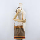 GUCCI Micro GG Supreme Web Sherry Line Bag PVC Beige 001 58 4793 Auth BA10427-23