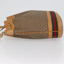 GUCCI Micro GG Supreme Web Sherry Line Bag PVC Beige 001 58 4793 Auth BA10427-5
