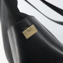 Salvatore Ferragamo Tragetasche Canvas Schwarz Gold Auth BA10431-17