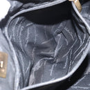 Salvatore Ferragamo Tragetasche Canvas Schwarz Gold Auth BA10431-21