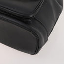 Gianni Versace Backpack Leather Black Gold Auth BA10433-12