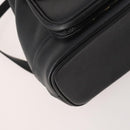 Gianni Versace Backpack Leather Black Gold Auth BA10433-13