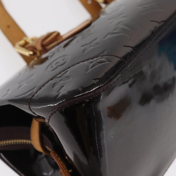 LOUIS VUITTON Monogram Vernis Rosewood Avenue Bag Amarante M93510 Auth BA10440