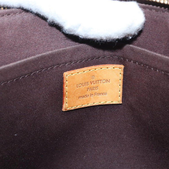 LOUIS VUITTON Monogram Vernis Rosewood Avenue Bag Amarante M93510 Auth BA10440