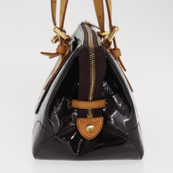 LOUIS VUITTON Monogram Vernis Rosewood Avenue Bag Amarante M93510 Auth BA10440