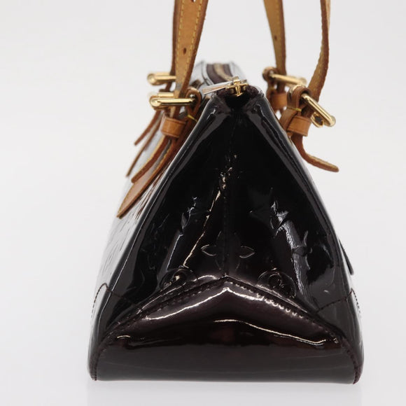 LOUIS VUITTON Monogram Vernis Rosewood Avenue Bag Amarante M93510 Auth BA10440