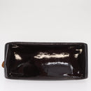 LOUIS VUITTON Monogram Vernis Rosewood Avenue Bag Amarante M93510 Auth BA10440-9