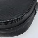 LOUIS VUITTON Epi Jeune Fille MM Shoulder Bag Black M52152 LV Auth BA10442-16