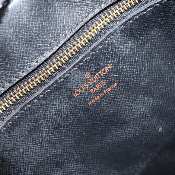LOUIS VUITTON Epi Jeune Fille MM Shoulder Bag Black M52152 LV Auth BA10442