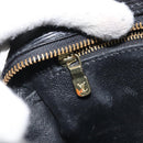 LOUIS VUITTON Epi Jeune Fille MM Shoulder Bag Black M52152 LV Auth BA10442-22