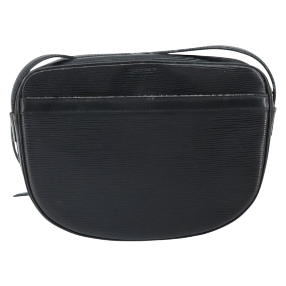 LOUIS VUITTON Epi Jeune Fille MM Shoulder Bag Black M52152 LV Auth BA10442