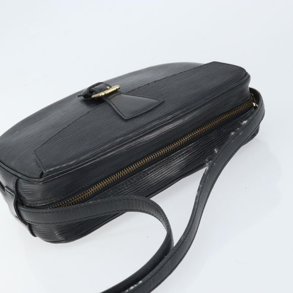 LOUIS VUITTON Epi Jeune Fille MM Shoulder Bag Black M52152 LV Auth BA10442