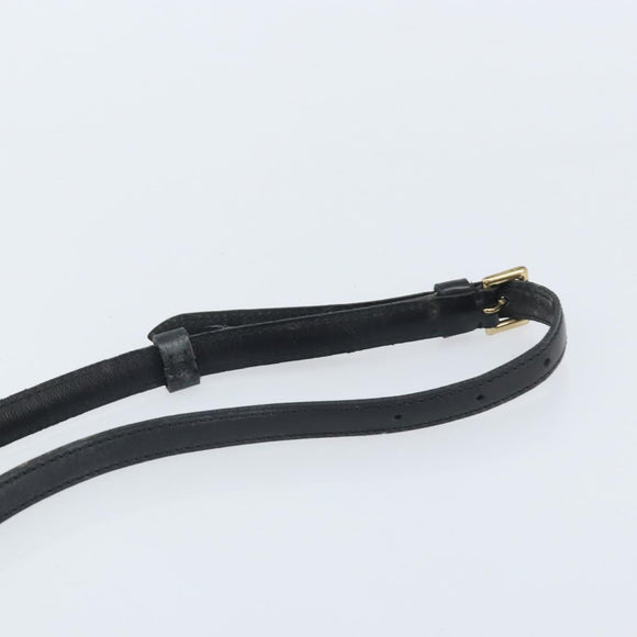 LOUIS VUITTON Epi Jeune Fille MM Shoulder Bag Black M52152 LV Auth BA10442