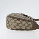 GUCCI GG Supreme Web Sherry Line Bag PVC Beige Gold 10 02 056 Auth BA10446-3