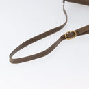 GUCCI GG Supreme Web Sherry Line Bag PVC Beige Gold 10 02 056 Auth BA10446-7