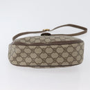 GUCCI GG Supreme Web Sherry Line Bag PVC Beige Gold 10 02 056 Auth BA10446-5