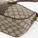 GUCCI GG Supreme Web Sherry Line Bag PVC Beige Gold 89 02 032 Auth BA10447-10