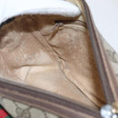 GUCCI GG Supreme Web Sherry Line Bag PVC Beige Gold 89 02 032 Auth BA10447-19