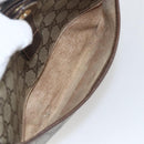GUCCI GG Supreme Web Sherry Line Bag PVC Beige Gold 89 02 032 Auth BA10447-22