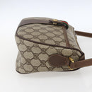 GUCCI GG Supreme Web Sherry Line Bag PVC Beige Gold 89 02 032 Auth BA10447-5