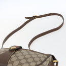 GUCCI GG Supreme Web Sherry Line Bag PVC Beige Gold 89 02 032 Auth BA10447-8
