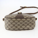 GUCCI GG Supreme Web Sherry Line Bag PVC Beige Gold 89 02 032 Auth BA10447-9