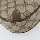 GUCCI GG Supreme Web Sherry Line Bag PVC Beige Gold 89 02 066 Auth BA10448-11