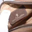 GUCCI GG Supreme Web Sherry Line Bag PVC Beige Gold 89 02 066 Auth BA10448-16