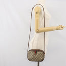 GUCCI GG Supreme Web Sherry Line Bag PVC Beige Gold 89 02 066 Auth BA10448-21