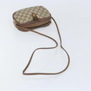 GUCCI GG Supreme Web Sherry Line Bag PVC Beige Gold 89 02 066 Auth BA10448-7