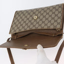 GUCCI GG Supreme Shoulder Bag PVC Beige Gold 904 02 050 Auth BA10453-15