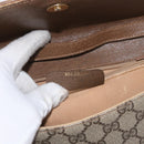 GUCCI GG Supreme Shoulder Bag PVC Beige Gold 904 02 050 Auth BA10453-22