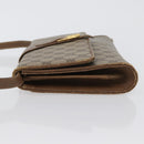 GUCCI GG Supreme Shoulder Bag PVC Beige Gold 904 02 050 Auth BA10453-5