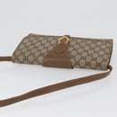 GUCCI GG Supreme Shoulder Bag PVC Beige Gold 904 02 050 Auth BA10453-6