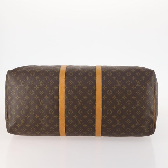 LOUIS VUITTON Monogram Keepall 60 Boston Bag M41422 LV Auth BA10455