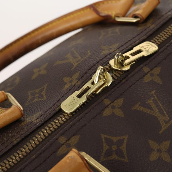 LOUIS VUITTON Monogram Keepall 60 Boston Bag M41422 LV Auth BA10455