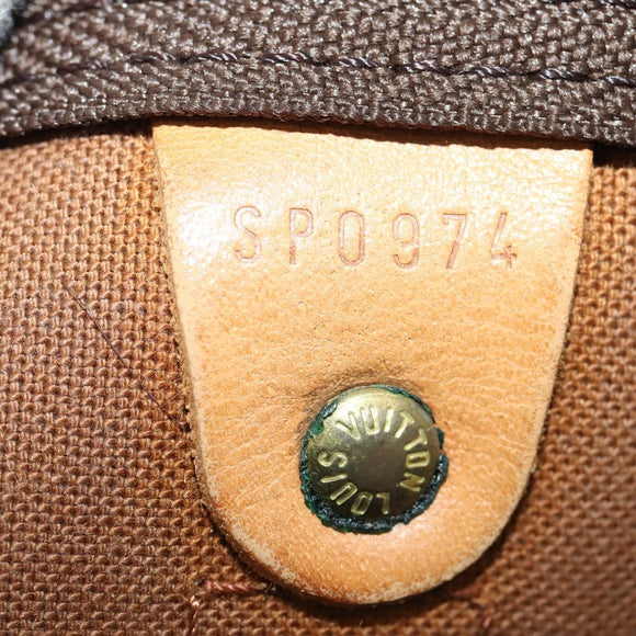 LOUIS VUITTON Monogram Keepall 60 Boston Bag M41422 LV Auth BA10455