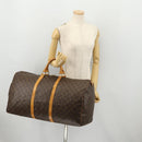 LOUIS VUITTON Monogram Keepall 60 Boston Bag M41422 LV Auth BA10455-22