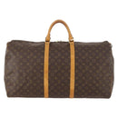 LOUIS VUITTON Monogram Keepall 60 Boston Tasche M41422 LV Auth BA10455-13