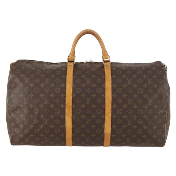 LOUIS VUITTON Monogram Keepall 60 Boston Tasche M41422 LV Auth BA10455